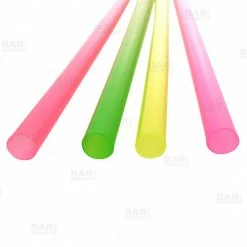Buy ⭐ BarMan BarConic® 8" Straws - Assorted Neon ???? -Bar Products Shop 8in neon straws 250ct 3 700x700