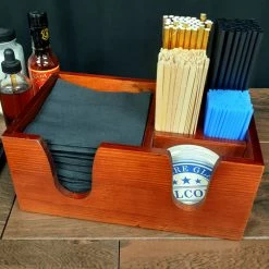 Brand new ✔️ BarMan BarConic® Wood Bar Caddy - Color Options ???? -Bar Products Shop BC WOOD HAZEL BPC 700x700