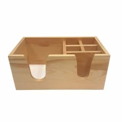 Brand new ✔️ BarMan BarConic® Wood Bar Caddy - Color Options ???? -Bar Products Shop BC WOOD NAT Main 700x700