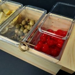 Best Sale ???? BarMan BarConic® Natural Wood Condiment Holder - Size Options ???? -Bar Products Shop CH NATWOOD A 700x700