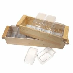 Best Sale ???? BarMan BarConic® Natural Wood Condiment Holder - Size Options ????