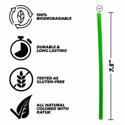 Best reviews of ???? BarMan Pasta Straws - Gluten-Free - 7.5" - Green - 150 Pack ???? -Bar Products Shop STR PASTA LGR150 Main BPC 2 700x700
