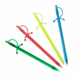 Hot Sale ???? BarMan BarConic® Sword Cocktail Picks - 3.5" - Color Options - Pack Of 250 ???? -Bar Products Shop assorted neon sword cocktail picks 700x700