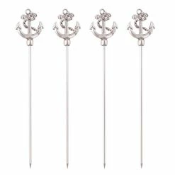 Bar Products Shop 14 Cheap ???? BarMan Ancor Cocktail Picks - Set Of 4 ⌛