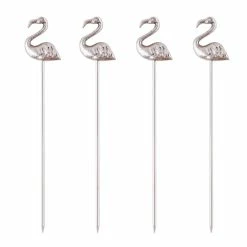 Bar Products Shop 12 Best reviews of ???? BarMan Flamingo Cocktail Picks - Set Of 4 ????