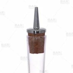 Flash Sale ⌛ BarMan BarConic® Bitters Bottle - Feather Etched Glass - 3oz ???? -Bar Products Shop bitter cork pourer for bitter bottle 1 1 700x700