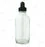 Promo ???? BarMan Boston Round Craft Bartending Bottle W/ Dropper - Clear 4oz ✔️
