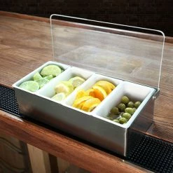 Best deal ⌛ BarMan Condiment Holder / Fruit Tray - Stainless Steel - Size Options ✔️ -Bar Products Shop ch 4p 700x700