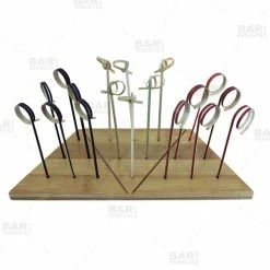 Best deal ✔️ BarMan BarConic® Bamboo Cocktail Pick Display - 18 Holes ???? -Bar Products Shop cocktail pick display 18 bpc 800 700x700