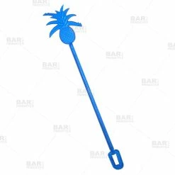 Best Pirce ???? BarMan BarConic® Drink Swizzle Stick – Pineapple ???? -Bar Products Shop cocktail stirrer neon blue pineapple design 700x700