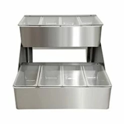 Coupon ???? BarMan BarConic® Stainless Steel Double Decker Condiment Holder - 8 Pint ???? 7 Coupon ???? BarMan BarConic® Stainless Steel Double Decker Condiment Holder - 8 Pint ???? -Bar Products Shop condiment holder double layer 250bpc 2 700x700
