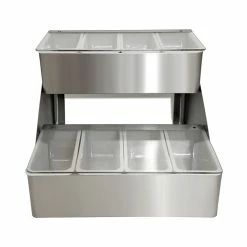 Coupon ???? BarMan BarConic® Stainless Steel Double Decker Condiment Holder - 8 Pint ???? 6 Coupon ???? BarMan BarConic® Stainless Steel Double Decker Condiment Holder - 8 Pint ???? -Bar Products Shop condiment holder double layer 800bpc 2 1 700x700