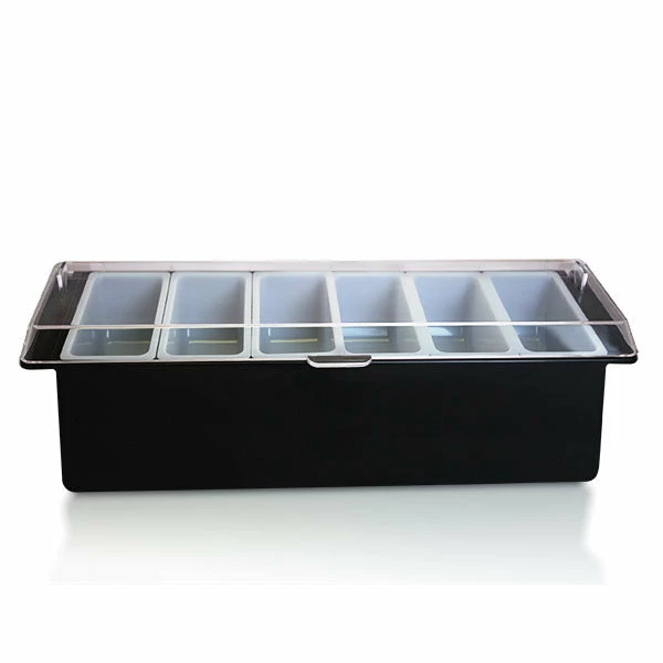 Hot Sale ???? BarMan 6-Pint Bar Condiment Holder With Angled Face & Ice Compartment ???? 2 Hot Sale ???? BarMan 6-Pint Bar Condiment Holder With Angled Face & Ice Compartment ???? - Image 2