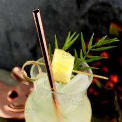 Wholesale ???? BarMan Olea™ Metal Cocktail Straw - Copper Plated ???? -Bar Products Shop copper metal straw bpc 5 700x700