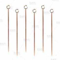 Brand new ???? BarMan Copper Plated Cocktail Picks - Pack Of 6 ⭐