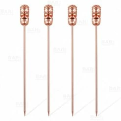Budget ???? BarMan Copper Plated Tiki Cocktail Picks - 4 Pack ????