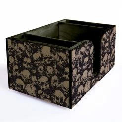 Bar Products Shop -Bar Products Shop custom wood caddy SKULLS WEB CORNER 700x700