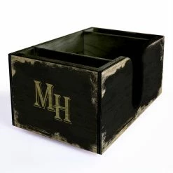 Top 10 ???? BarMan Customizable Wooden Bar Caddy - Classic Cocktails ⭐ -Bar Products Shop custom wood caddy cocktails web corner 700x700