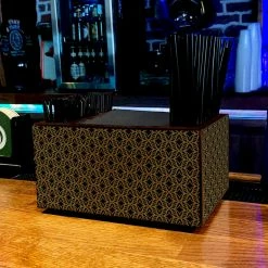 Cheapest ???? BarMan Wooden Bar Caddy - Elegant Vintage ⌛ -Bar Products Shop custom wood caddy elegant web scene 700x700