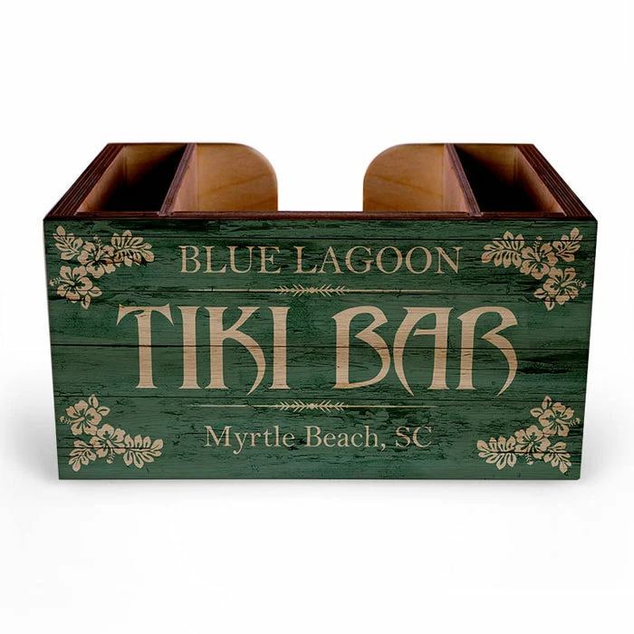 Buy ???? BarMan Customizable Wooden Bar Caddy - Tiki Bar ???? 1 Buy ???? BarMan Customizable Wooden Bar Caddy - Tiki Bar ????