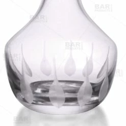 Flash Sale ⌛ BarMan BarConic® Bitters Bottle - Feather Etched Glass - 3oz ???? -Bar Products Shop fetch pattern bitter bottle 700x700