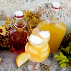 Deals ???? BarMan Flask Glass Bottle W/ Swing Top - Available In 8.5 Or 17 Ounce ???? -Bar Products Shop flask clear bottle swing top bpc 5 700x700