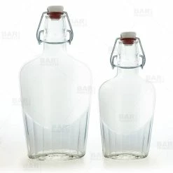 Deals ???? BarMan Flask Glass Bottle W/ Swing Top - Available In 8.5 Or 17 Ounce ????