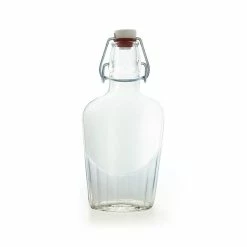 Deals ???? BarMan Flask Glass Bottle W/ Swing Top - Available In 8.5 Or 17 Ounce ???? -Bar Products Shop flask clear bottle swing top bpc 85 700x700