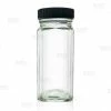 Promo ???? BarMan French Square Craft Bartending Jar W/ Black Lid - Clear 4oz ✔️