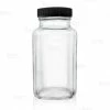 Promo ???? BarMan French Square Craft Bartending Jar W/ Black Lid - Clear 6oz ⌛