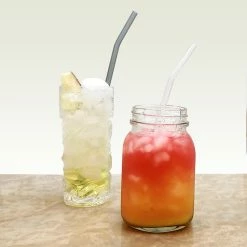 Best Pirce ⭐ BarMan Borosilicate Glass Straws - Bent ???? -Bar Products Shop glass straws bent bs 5 700x700