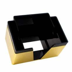 Best reviews of ???? BarMan NAPKIN BAR CADDY - 3 COMPARTMENT - BLACK/GOLD ???? -Bar Products Shop gold caddy clean angle 700x700