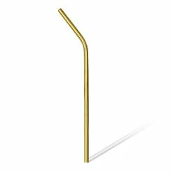 New ???? BarMan BarConic® Straw - Gold Plated Curved ⭐