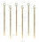 Budget ???? BarMan Gold Plated Cocktail Picks - Pack Of 6 ⌛