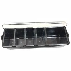 Cheapest ???? BarMan Condiment Holder (4) 1-Quart (1) 2-Quart Fruit Trays - Black ???? -Bar Products Shop holder black1 700x700