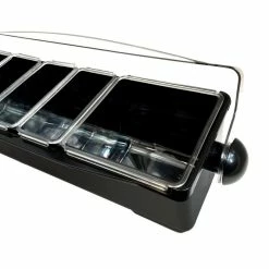 Cheapest ???? BarMan Condiment Holder (4) 1-Quart (1) 2-Quart Fruit Trays - Black ???? -Bar Products Shop holder black2 700x700
