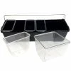 Cheapest ???? BarMan Condiment Holder (4) 1-Quart (1) 2-Quart Fruit Trays - Black ????