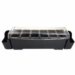 Buy ???? BarMan Condiment Holder (6) 1-Quart Fruit Trays With Straw Holders ????