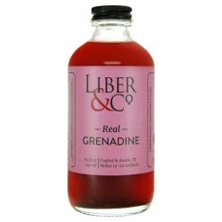 Flash Sale ???? BarMan Liber & Co Essential Cocktail Syrups - 9.5 Ounce Bottle ✨ -Bar Products Shop liber co real grenadine 8oz 700x700