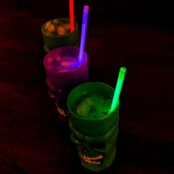Best Pirce ???? BarMan Neon Glow Straws - Multi 25 Pack ✔️ -Bar Products Shop neon glow straw scene fixed2 700x700