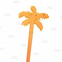 Flash Sale ???? BarMan BarConic® Drink Swizzle Stick – Palm Tree ???? -Bar Products Shop palm tree neon color stirrer 1 700x700