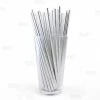 Wholesale ⭐ BarMan BarConic® Eco-Friendly Paper Straws - Silver Metallic - Pack Of 100 ✨