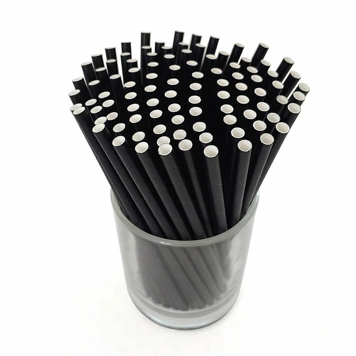 Wholesale ❤️ BarMan BarConic® Paper Straws - Eco Friendly - 5 3/4" Solid Black - 100 Pack ???? 3 Wholesale ❤️ BarMan BarConic® Paper Straws - Eco Friendly - 5 3/4" Solid Black - 100 Pack ???? - Image 3
