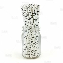 Hot Sale ???? BarMan BarConic® Eco-Friendly Paper Straws - Birch - 100 Pack ????