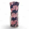 Budget ???? BarMan BarConic® "Eco-Friendly" Paper Straws - 7 3/4" USA Flag - Packs Of 100 ✨