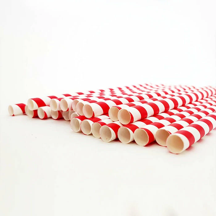 New ???? BarMan BarConic® "Eco-Friendly" Jumbo Paper Straws - 7 3/4" Red Stripe - 100 Pack ❤️ 4 New ???? BarMan BarConic® "Eco-Friendly" Jumbo Paper Straws - 7 3/4" Red Stripe - 100 Pack ❤️ - Image 4