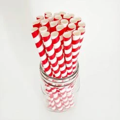 New ???? BarMan BarConic® "Eco-Friendly" Jumbo Paper Straws - 7 3/4" Red Stripe - 100 Pack ❤️ 9 New ???? BarMan BarConic® "Eco-Friendly" Jumbo Paper Straws - 7 3/4" Red Stripe - 100 Pack ❤️ -Bar Products Shop paper straws jumbo red stripe bpc 3 700x700