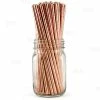Budget ???? BarMan BarConic® Eco-Friendly Paper Straws - Copper Metallic - Pack Of 100 ????