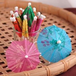 Brand new ???? BarMan BarConic® Parasol Umbrella Cocktail Picks - 4" - Pack Of 144 ????