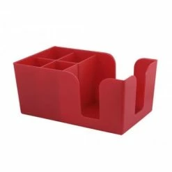 Best Pirce ✔️ BarMan Bar Caddy - 5 Compartment - Color Options ✨ -Bar Products Shop red bar caddy 1 1 700x700
